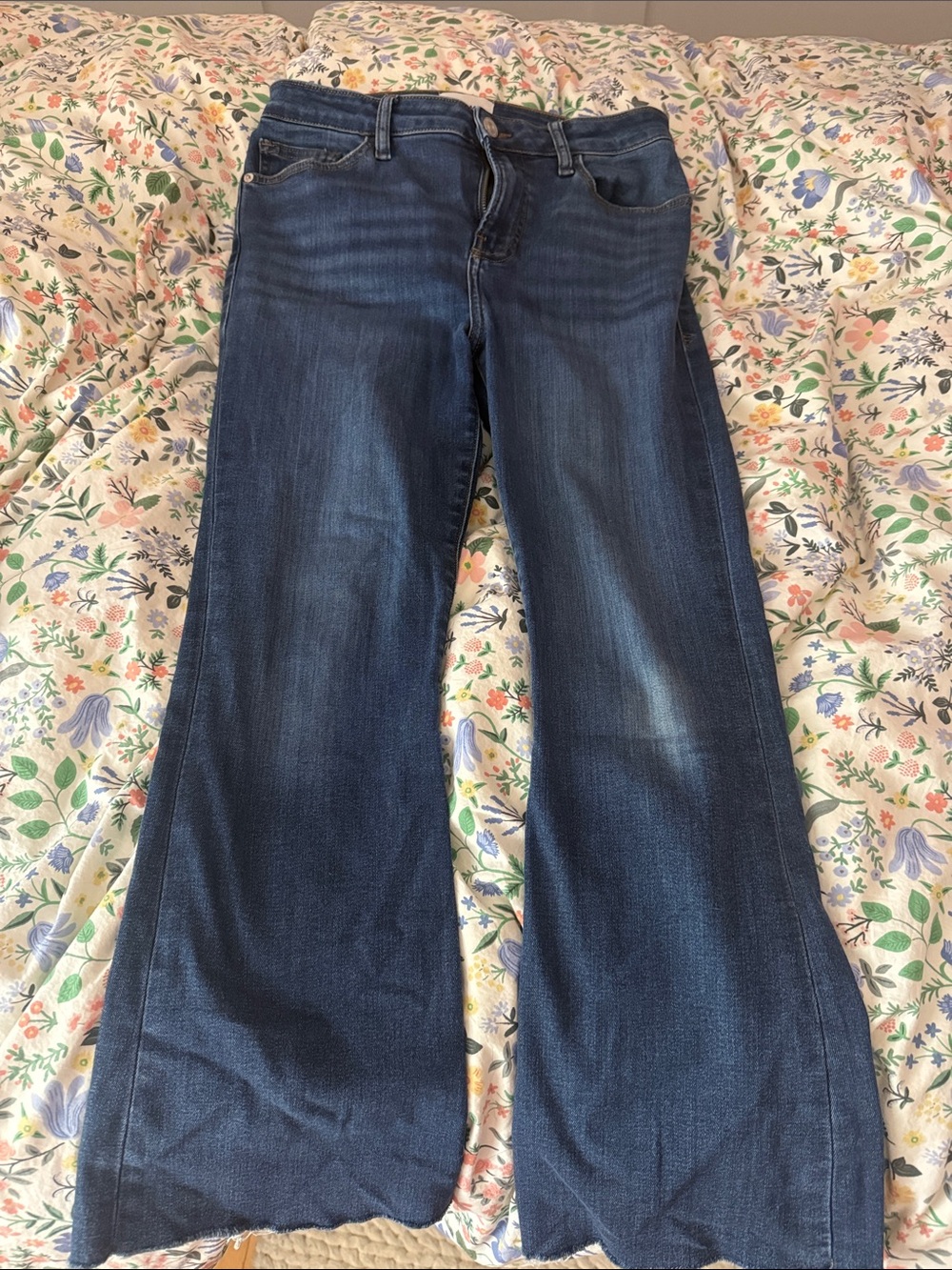 Frame Denim Blue Flare Jeans